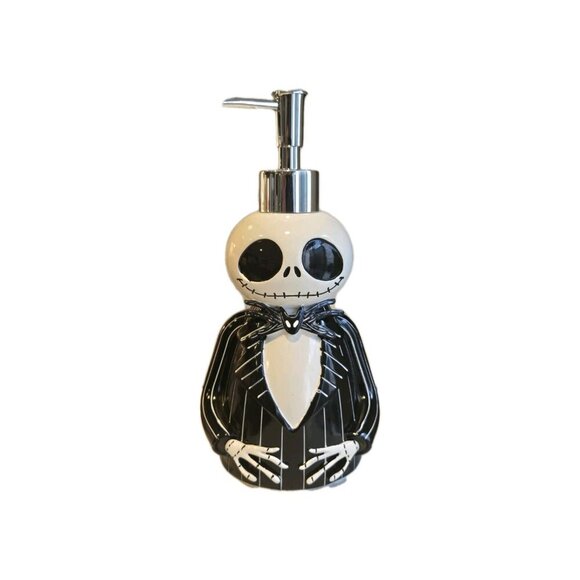 New Spooky Jack The Skellington Halloween Soap Dispenser Spooky Decoration - Picture 3 of 4